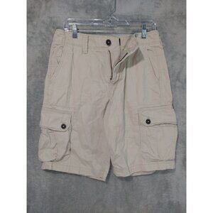 American Eagle Shorts Mens 30 x 10 Beige Cargo Classic Skater Utility Military
